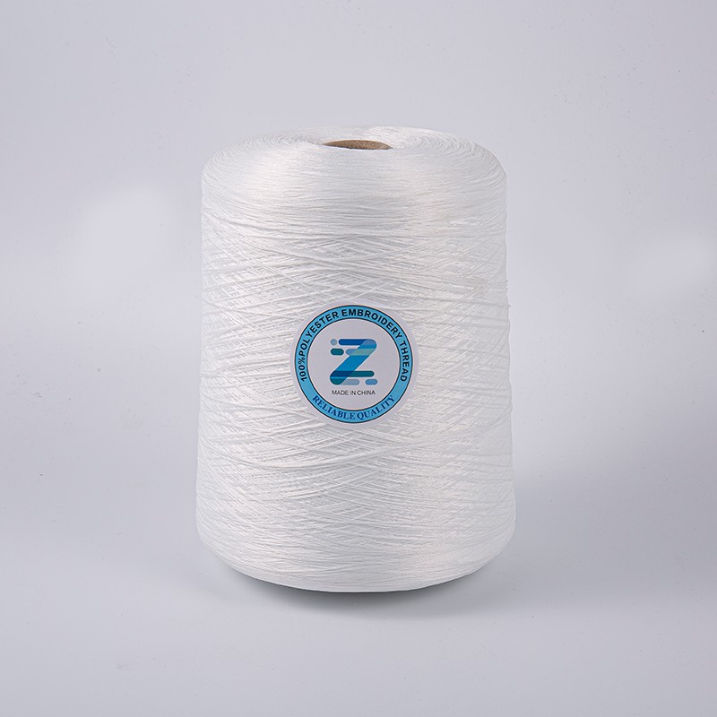150D polyester borduurdraad dty zachte melkgaren voor GPO -kant