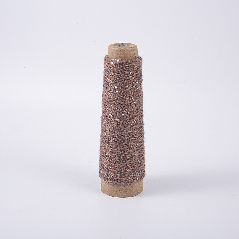 Polyester pailletten garen voor breien diy fancy haakweven weven naaiend draad