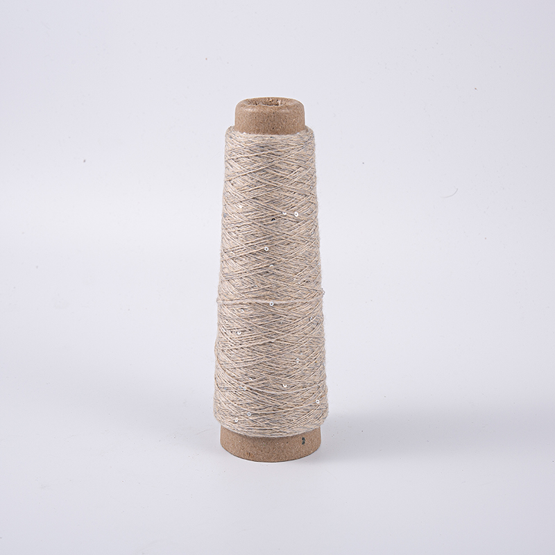 Tweekleurig gemengde polyester Paillette-garen